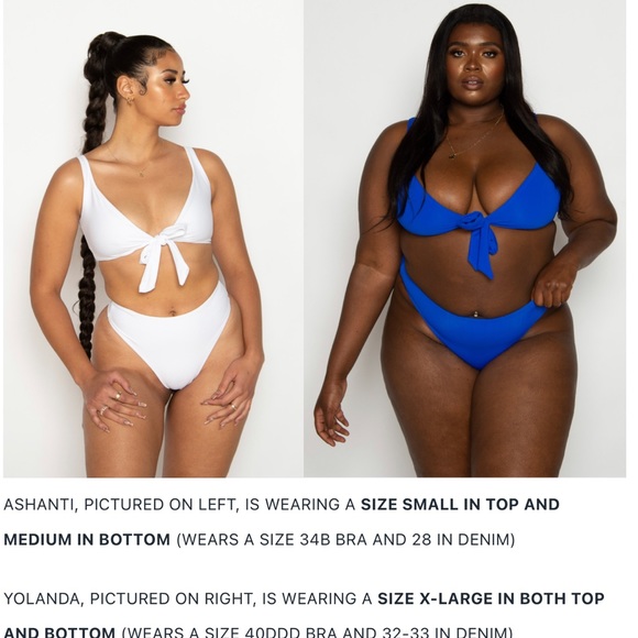 TIE FRONT SWIMSUIT TOP - Picture 4 of 5